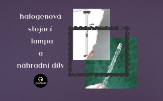 Halogenov Stojac Lampa A N hradn D ly K N 